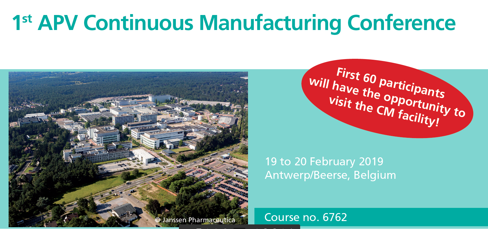 1st APV Continuous Manufacturing Conference Pharma Excipients