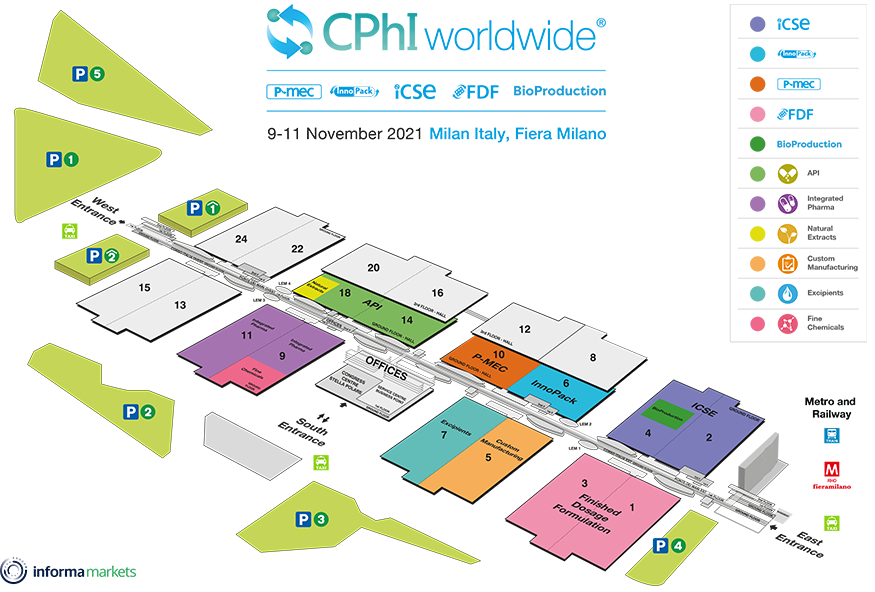 Your visit at CPhI worldwide in Milan Pharma Excipients