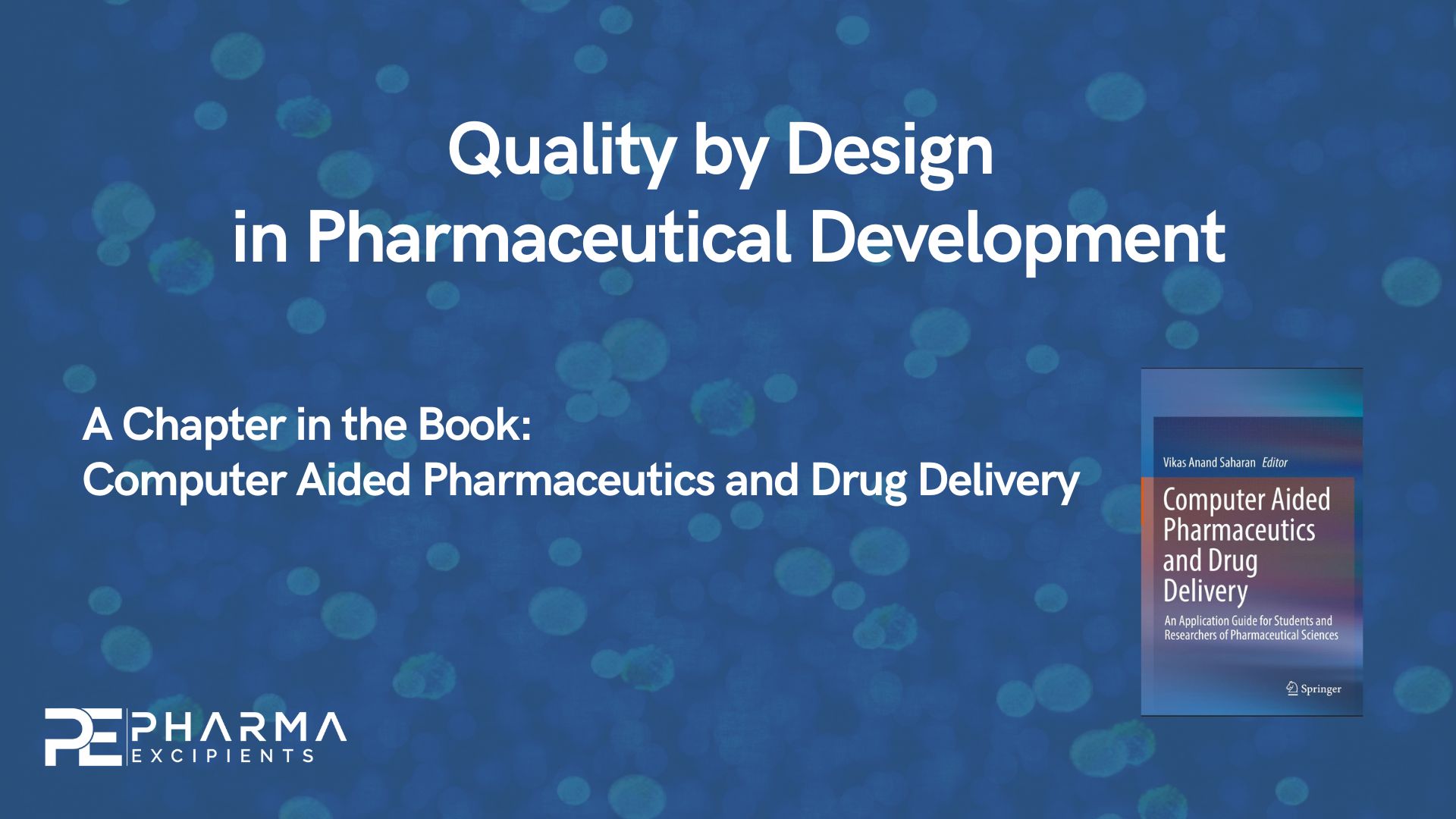 Qualidade por Design no Desenvolvimento Farmacêutico